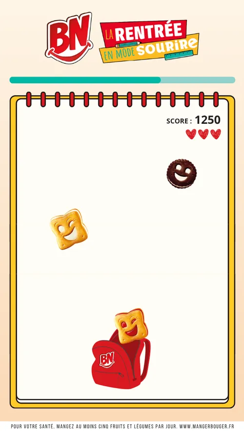 Aperçu mobile du jeu-concours Attrape-tout personnalisé aux couleurs d'une marque