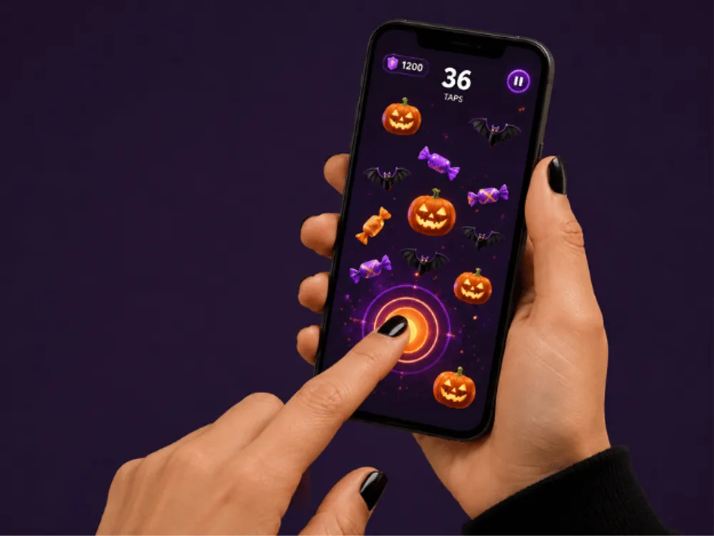 Visuel du jeu-concours TapTap personnalisé aux couleurs d'une marque